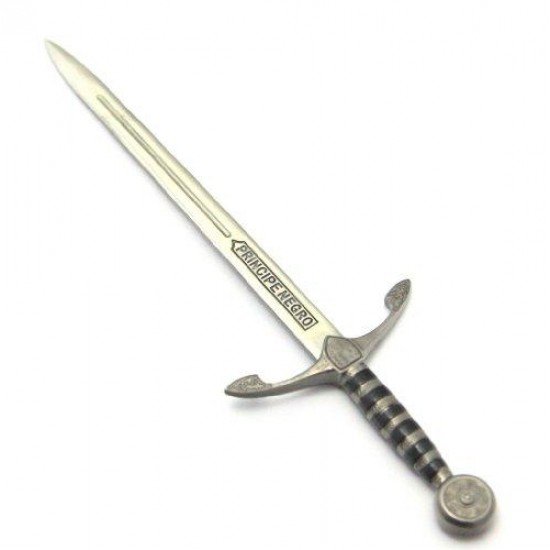 Gladius Principe Negro levélbontó kard, ezüst
